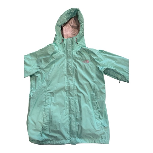 The North Face Venture 2.5 L Women’s Waterproof Hyvent Size M Mint Green Jacket - Picture 4 of 14